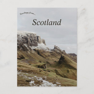 Klippe auf der Isle of Skye Schottland Postkarte