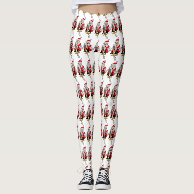 Klippe Santa Claus Leggings (Vorderseite)