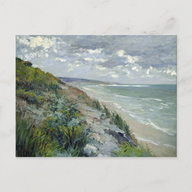 Klippen am Meer in Trouville Postkarte (Vorderseite)