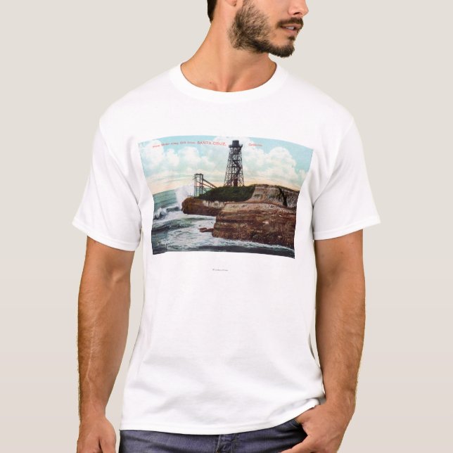 Klippen-Antriebs-Ansicht des Wellen-Motors T-Shirt (Vorderseite)