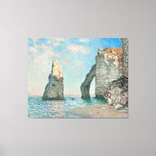 Klippen bei Étretat, Claude Monet Leinwanddruck