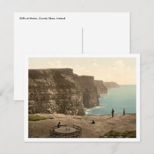 Klippen bei Moher, Landkreis Clare Postkarte
