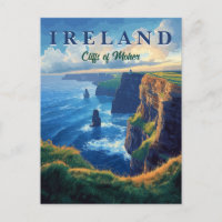 Klippen der Moher Vintage Reise