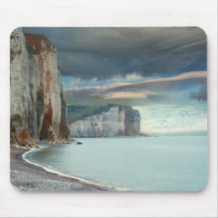Klippen der Normandie Seascape Mousepad