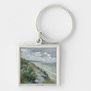 Klippen durch das Meer bei Trouville Schlüsselanhänger