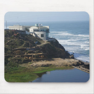 Klippen-Haus - San Francisco, CA-Mausunterlage Mousepad