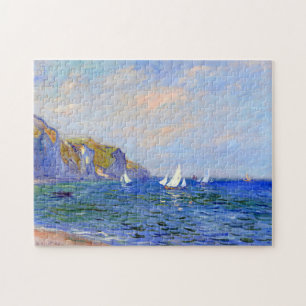 Klippen & Sailboote, Pourville Monet Kunstvoll wan