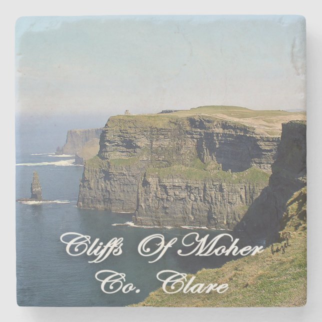 Klippen von Moher, Grafschaft Clare. irischer Unte Steinuntersetzer (Vorderseite)