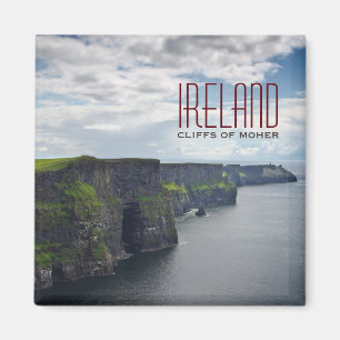 Klippen von Moher im Irland-Textmagneten Magnet