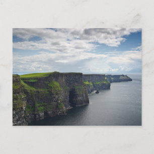 Klippen von Moher in Irland auf Postkarte
