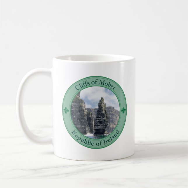Klippen von Moher, Irland Kaffeetasse (Links)