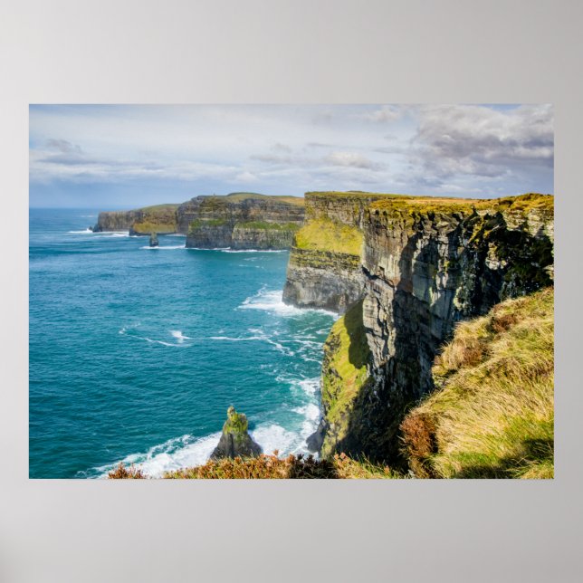 Klippen von Moher, Irland Poster (Vorne)