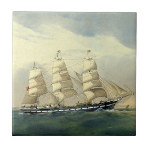 Klipper-Schiff The Helen Pembroke 1870 Fliese