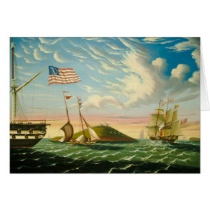 Klipper-Schiffe Boston Harbor 1800er