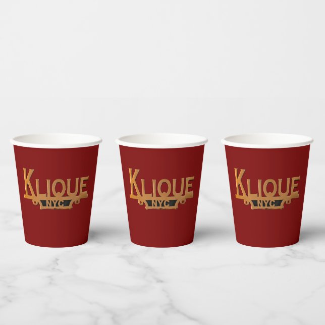 KLIQUE NYC Paper Cup Pappbecher (Multi)