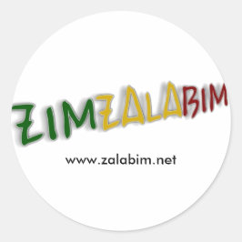 Klistermärke Zimzalabim Runder Aufkleber