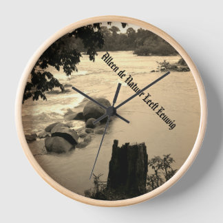 Klok met soelaas opdruk uhr
