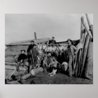 Klondike Männer nach der Jagd auf ptarmigan in Nom