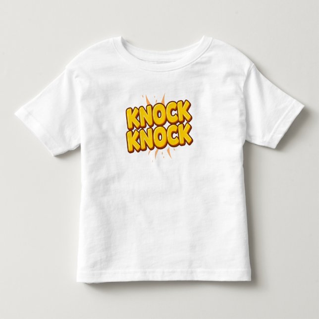 Klopf klopf kleinkind t-shirt (Vorderseite)