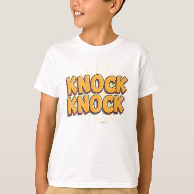 Klopf klopf T-Shirt (Vorderseite)