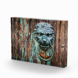 Klopfen an der Himmelstür Fotoblock