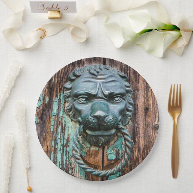 Klopfen an der Himmelstür Pappteller (Hochzeit)