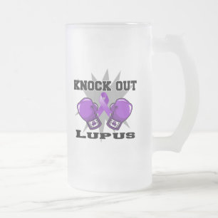 Klopfen Sie heraus Lupus Mattglas Bierglas