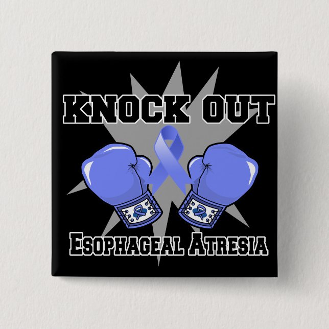 Klopfen Sie heraus Ösophagusatresie Button (Vorderseite)