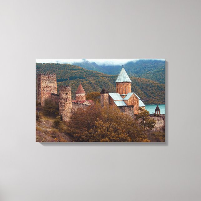 Kloster Ananuri Georgien Leinwanddruck (Vorderseite)