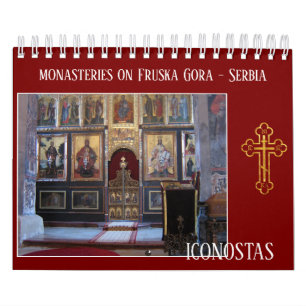 Klöster auf Fruska Gora iconostas serbia Kalender