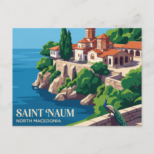 Kloster des Heiligen Naum Nordmazedonien Postkarte