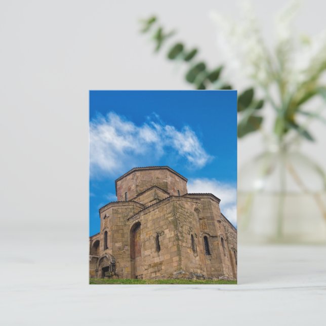 Kloster Jvary Georgia Postkarte (Stehend Vorderseite)