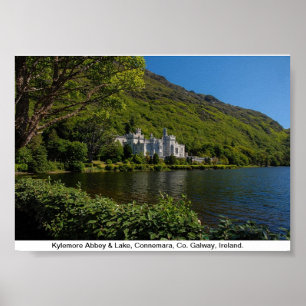 Kloster Kylemore, Connemara, Co. Galway Irland Poster