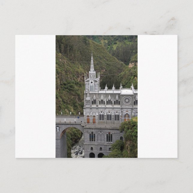 Kloster Las Lajas Basilica Kolumbien Postkarte (Vorderseite)