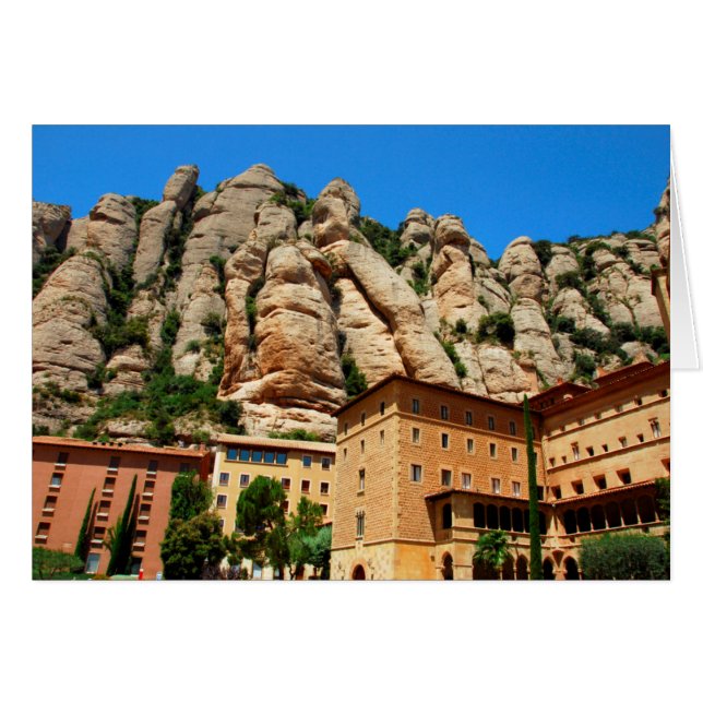 Kloster Montserrat, Katalonien, Spanien (Vorderseite (Horizontal))