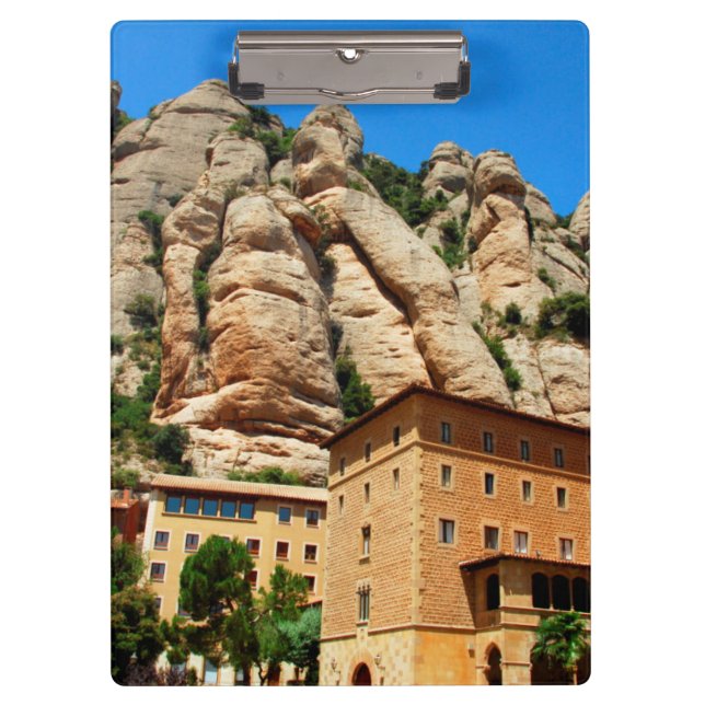 Kloster Montserrat, Katalonien, Spanien Klemmbrett (Vorderseite)