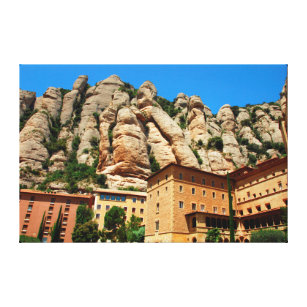 Kloster Montserrat, Katalonien, Spanien Leinwanddruck