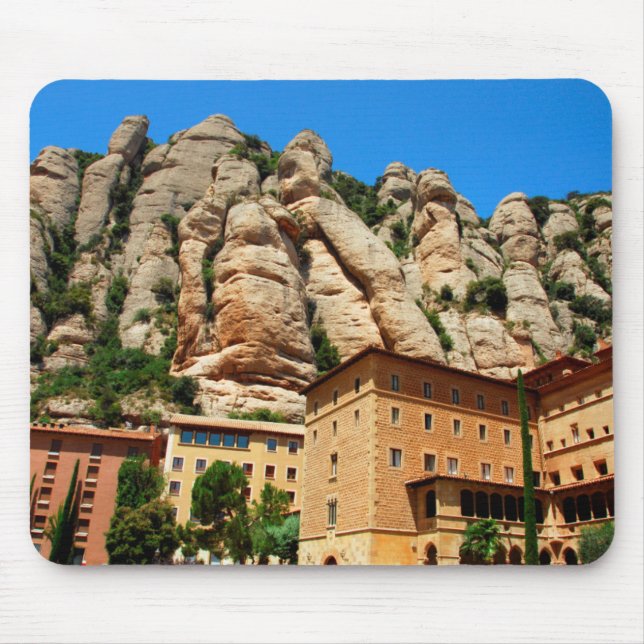 Kloster Montserrat, Katalonien, Spanien Mousepad (Vorne)