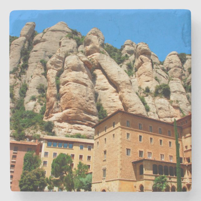 Kloster Montserrat, Katalonien, Spanien Steinuntersetzer (Vorderseite)