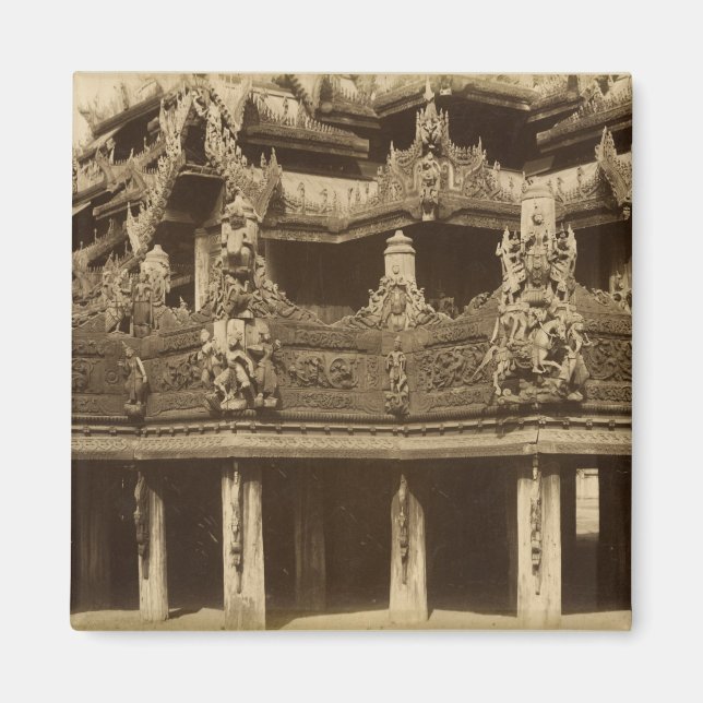 Kloster oder Pagoda, Details, wahrscheinlich Manda Magnet (Vorne)