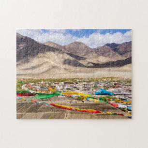 Kloster Samye aus der Vogelperspektive - Tibet, As