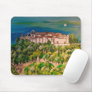 Kloster San Miguel Gemälde von Alfred Fox Mousepad