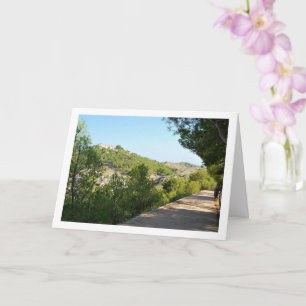 Kloster San Miguel über der Stadt Lliria, Valencia Karte