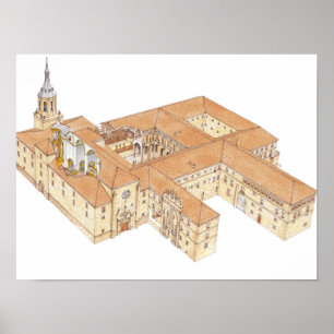 Kloster San Millan de la Cogolla. La Rioja Poster