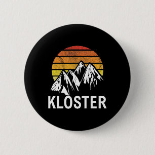Kloster Swiss Alp Schweiz Ski Resort Snowboard Button