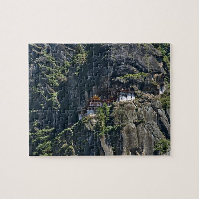 Kloster Taktsang auf der Klippe, Paro, Bhutan (Horizontal)