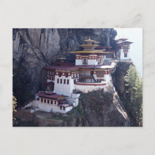 Kloster Taktshang, Paro, Bhutan Postkarte