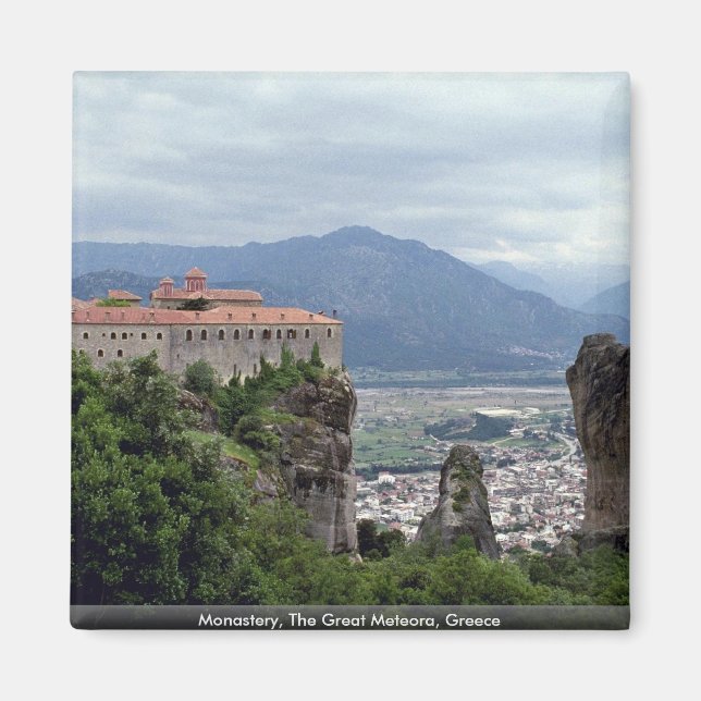 Kloster, The Great Meteora, Griechenland Magnet (Vorne)