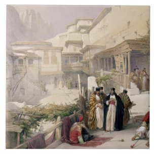 Kloster von St. Catherine, Berg Sinai, am 17. Fliese