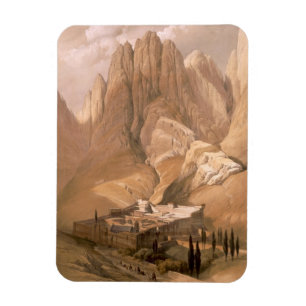 Kloster von St. Catherine mit Berg Horeb, Februar Magnet